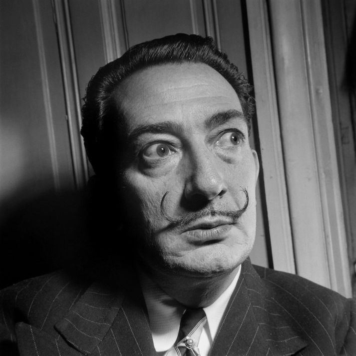 Salvador Dalí lést árið 1989.