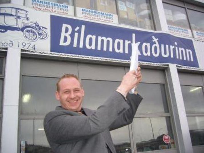 Þröstur Karelsson sölustjóri Bílamarkaðsins.