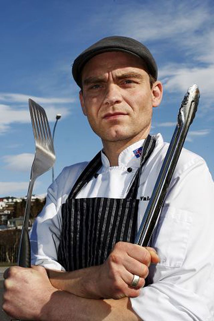 Valdimar Sveinsson hjá Gallerí Kjöt hvetur fólk til að prófa nýjungar á grilliðfréttablaðið/Anton