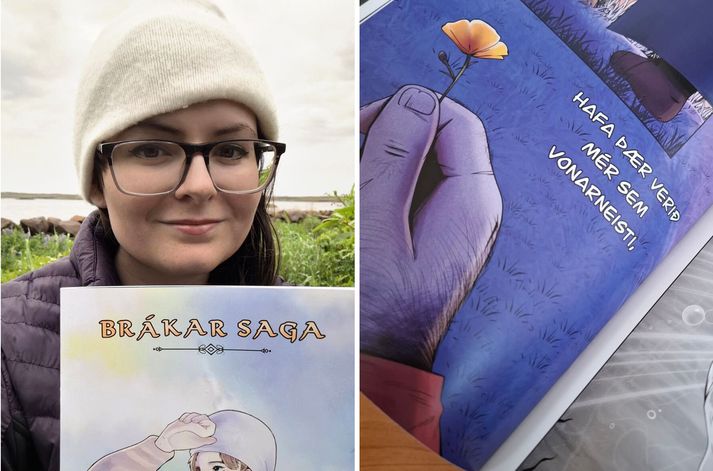 Jónný Hekla Hjaltadóttir er 28 ára Borgfirðingur sem sameinar ástríðu sína fyrir myndasögugerð og fornsögunum í nýrri myndasögu.