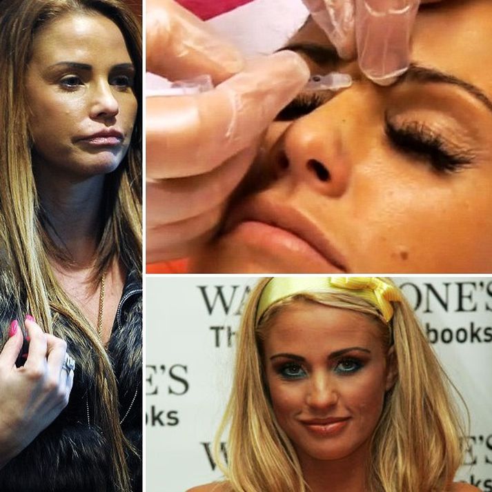 Katie Price hefur breyst í gegnum tíðina.