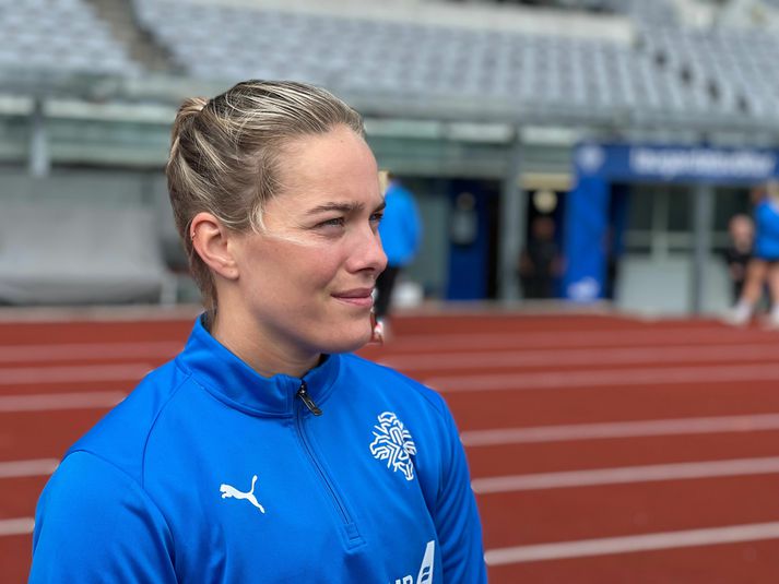 Hildur Antonsdóttir gæti verið á leiðinni á sitt fyrsta stórmót næsta sumar, EM í Sviss, ef allt gengur að óskum.