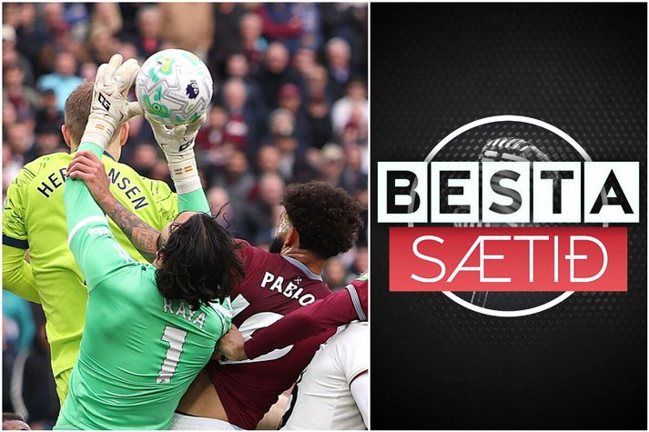 Atvikið umtalaða sem gæti skilað Arsenal titlinum þegar upp er staðið.