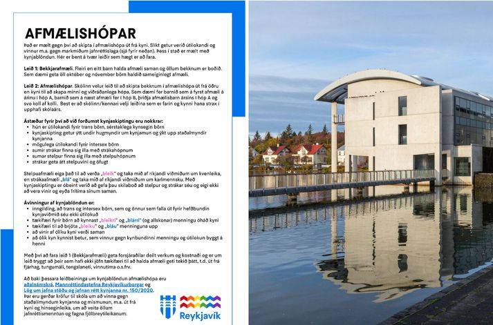 Skólar og foreldrar hafi verið í vandræðum með hópaskiptinguna.