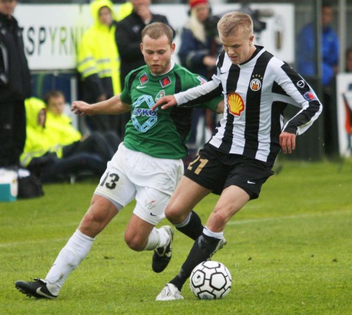 Guðmundur Reynir Gunnarsson spilaði í 33 mínútur í kvöld. 