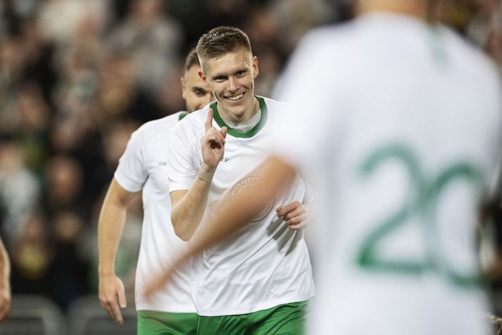 Aron Jóhannsson komst í gang með Hammarby seinni hluta tímabilsins og var með tólf mörk í síðustu fimmtán leikjunum.