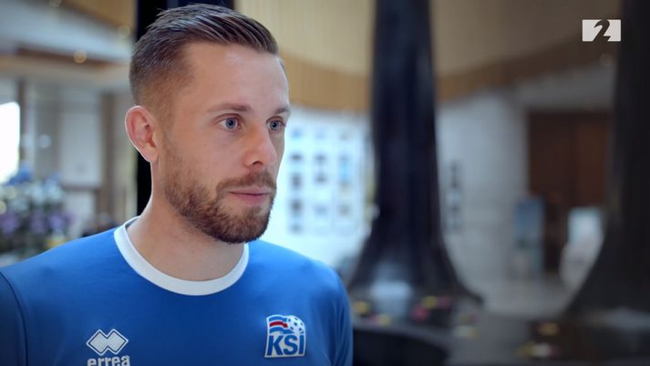 Gylfi Þór Sigurðsson er fyrirliði Íslands í þessu verkefni