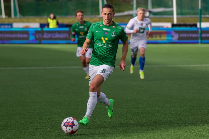 Viktor Karl skoraði tvö mörk í dag.