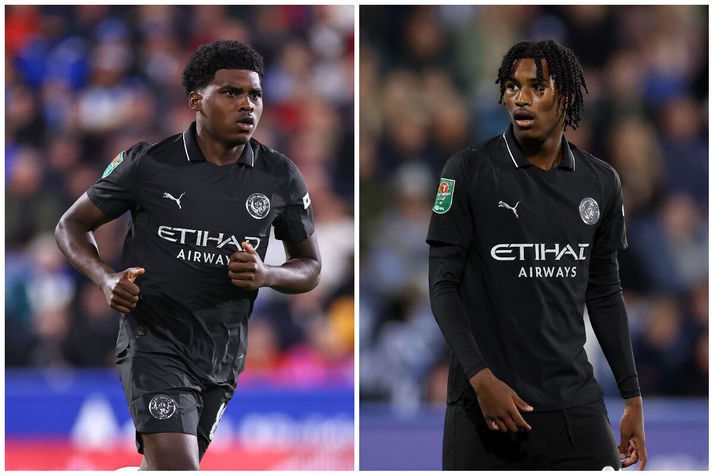 Jaden og Reigan Heskey eru ólíkir föður sínum á vellinum. 