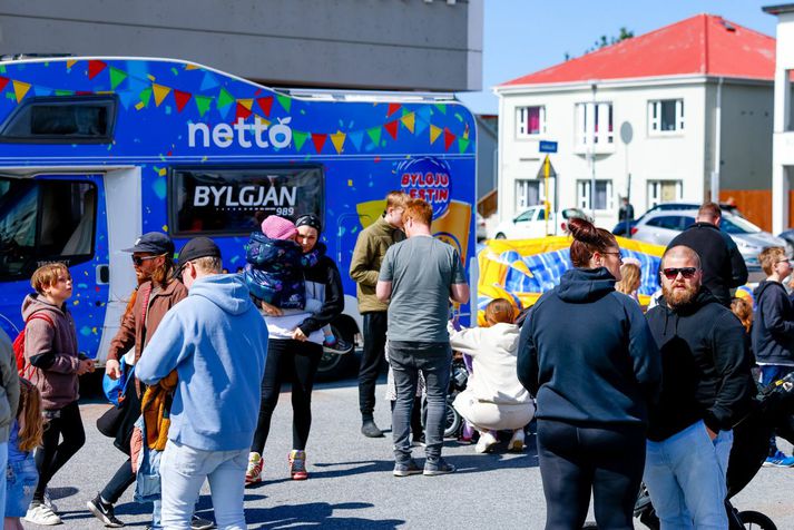 Bylgjulestin á Akranesi