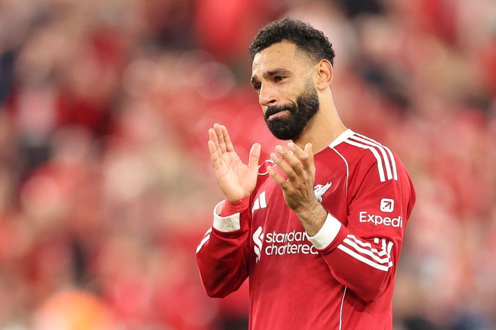 Mohamed Salah er ekki ánægður með umræðuna um tvo fyrrum leikmenn Liverpool.