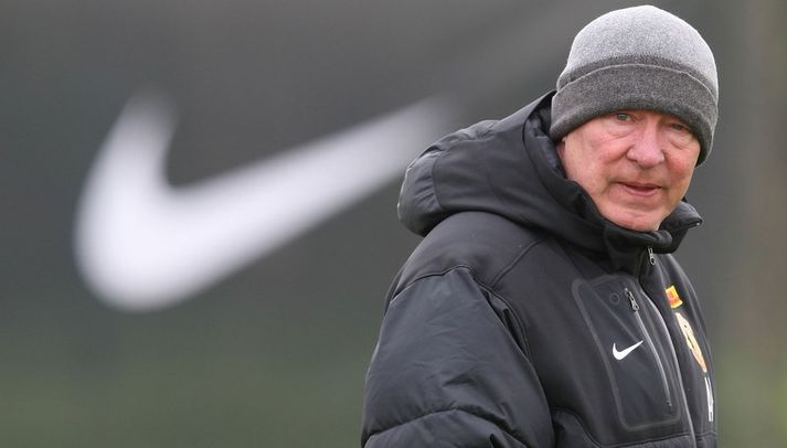 Sir Alex Ferguson, stjóri Manchester United.