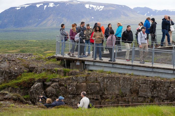 Frá Þingvöllum, sumarið 2018.