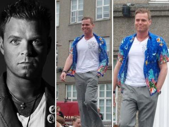 Sjonni Brink tók þátt í sýningu til styrktar Dagsetri sem er athvarf fyrir heimilislausa.