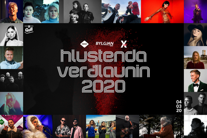 Fjölmargir frábærir íslenskir listamenn eru tilnefndir til Hlustendaverðlaunanna í ár.