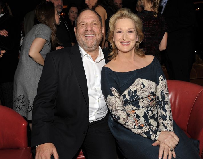 Harvey Weinstein og Meryl Streep hafa unnið mikið saman í gegnum tíðina.