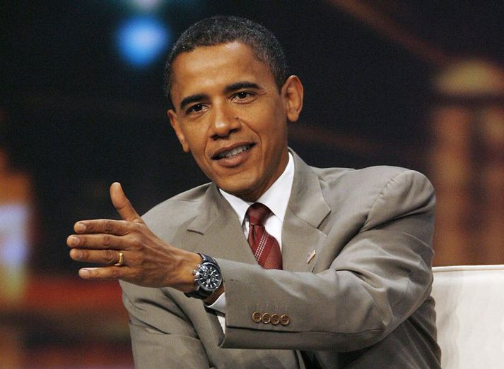 Obama kom til Kólumbíu í gær.