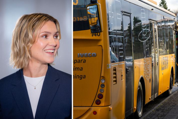 Kristrún gerði sér leið á Gleðigönguna í dag.