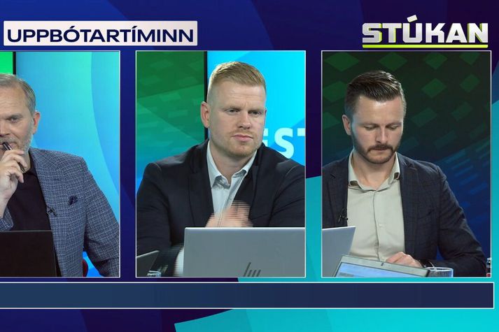 (Heill) Gummi Ben, Baldur Sig og Albert Brynjar fóru í gegnum Uppbótartímann.