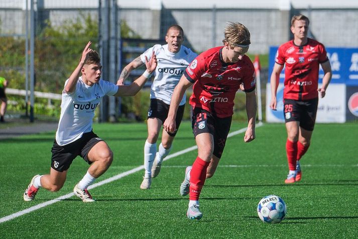 FH-ingar sóttu þrjú góð stig í Mosfellsbæinn í dag.