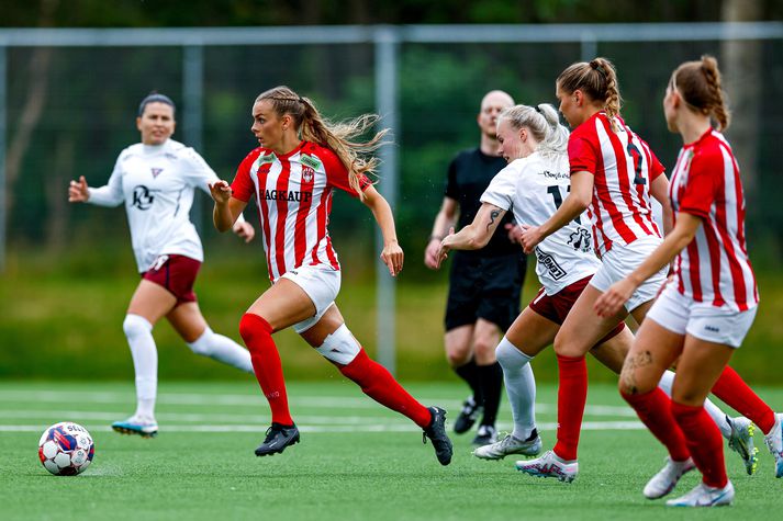 María Eva Eyjólfsdóttir og félagar í Þrótti mæta til leiks búnar að missa marga lykilmenn og með nýjan reynslumiklann þjálfara úr karlaboltanum.