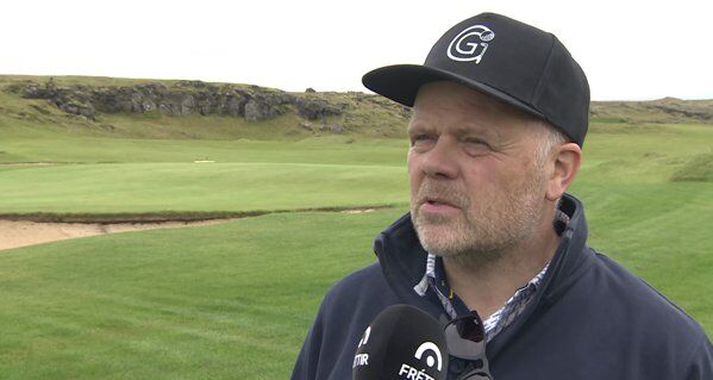 Helgi segir kylfinga ekki hafa neitt að óttast á Golfvelli Grindavíkur. 