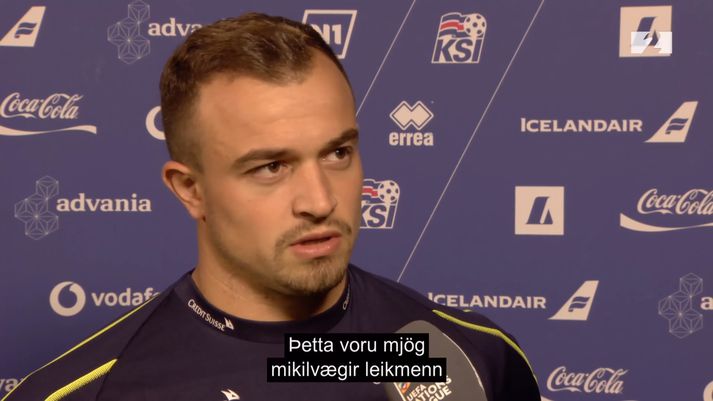 Shaqiri spjallaði við Gaupa í dag.