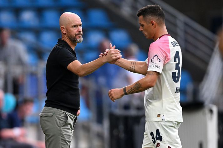 Erik ten Hag mun ekki geta nýtt krafta Granit Xhaka í vetur.