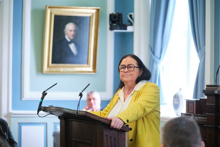 Inga Sæland á hundrað daga starfsafmæli sem ráðherra í dag.