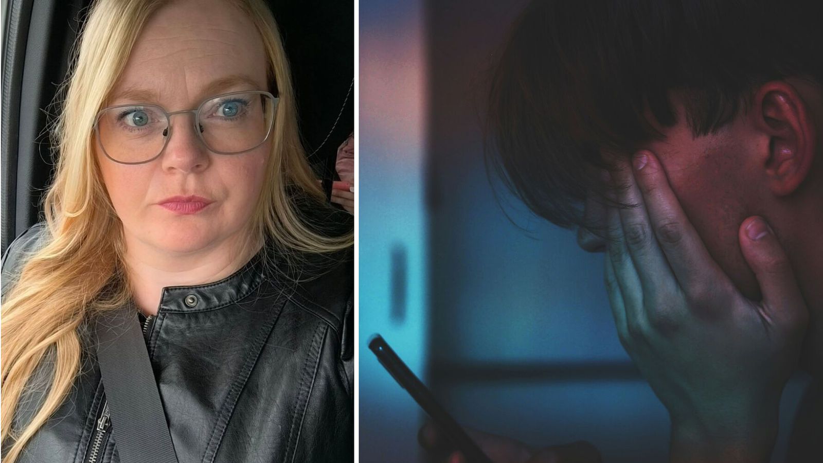 Fjöl­skyldan í sárum og biður for­eldra um að fylgjast með net­notkun barna