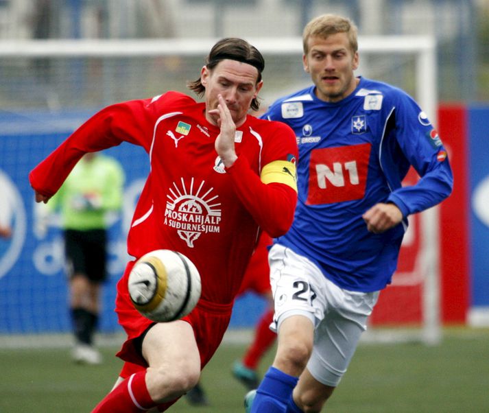 Haraldur Freyr og félagar í Keflavík safna liði fyrir komandi átök.