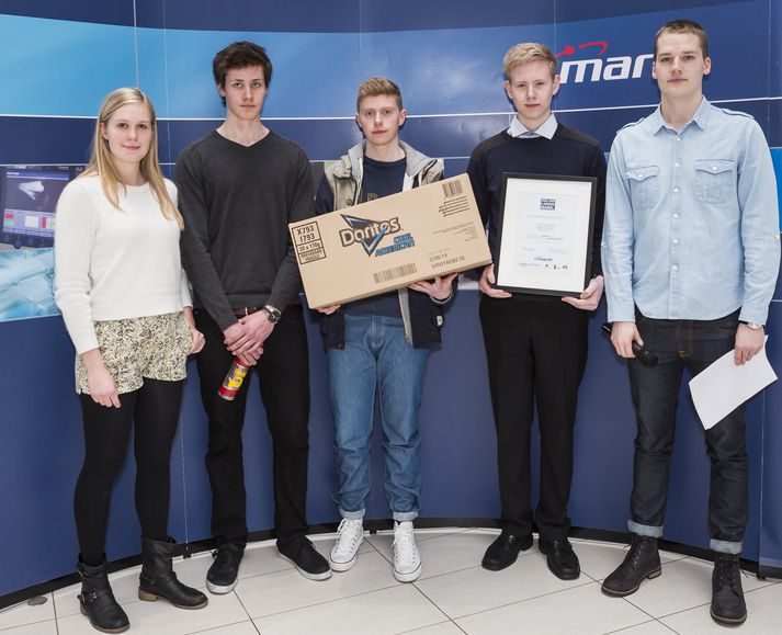 Frá afhendingu verðlaunanna.