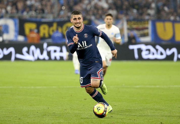 Marco Verratti er hrifnari af því að spila fyrir Al-Hilal en félagi sinn Kylian Mbappé.