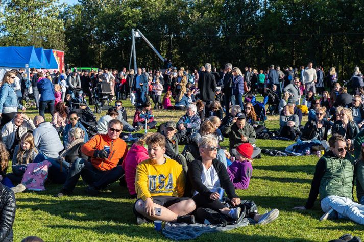 Ekki er útlit fyrir veðurblíðu eins og á þessari tilteknu Menningarnótt árið 2018.