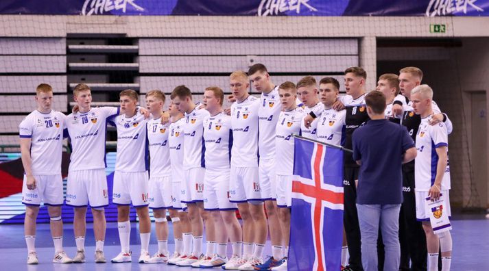 Íslenska U20 ára landsliðið í handbolta þurfti að sætta sig við súrt tap í dag.