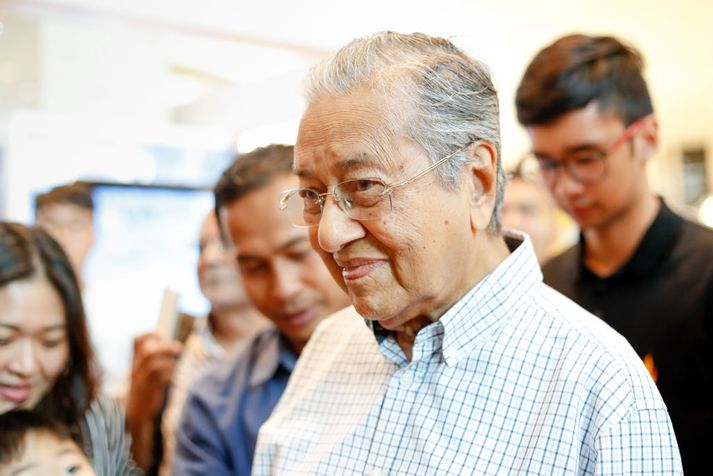 Mahathir Mohamad hefur lengi verið áberandi í malasískum stjórnmálum.