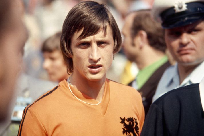 Johann Cruyff var aðalmaðurinn í hollenska fótboltanum á þessum árum.