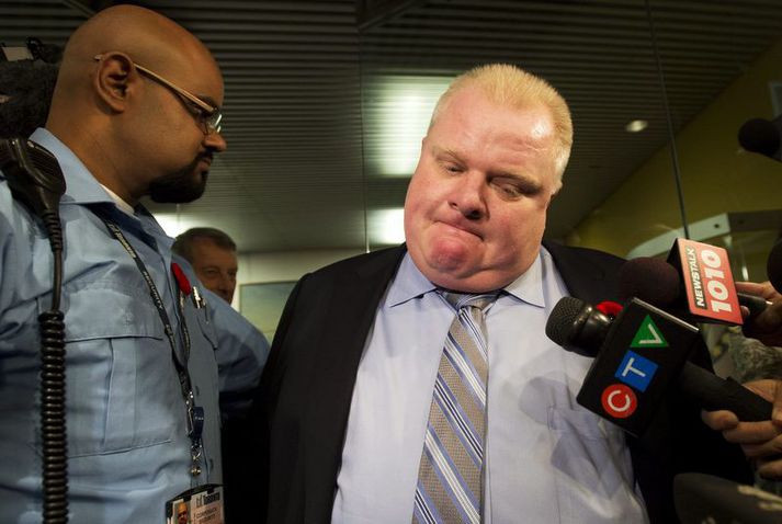 Rob Ford er skrautlegur karakter.