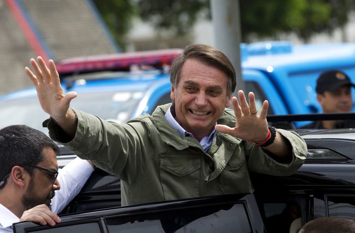 Jair Bolsonaro hefur verið lýst sem "hinum brasilíska Donald Trump“.