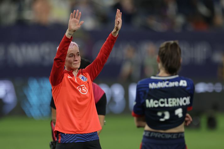 Megan Rapinoe hefur leikið sinn síðasta leik á fótboltaferlinum.