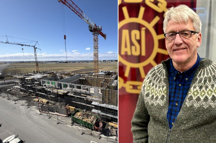 Að sögn vegfaranda varð ekki vart við vinnu við aðra byggingareiti í hverfinu þar sem verið er að byggja fyrir einkaaðila en Finnbjörn A. Hermannsson, forseti ASÍ, segir að málið sé í ferli.