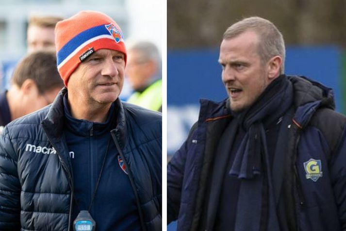 Ólafur Jóhannesson og Óli Stefán Flóventsson.
