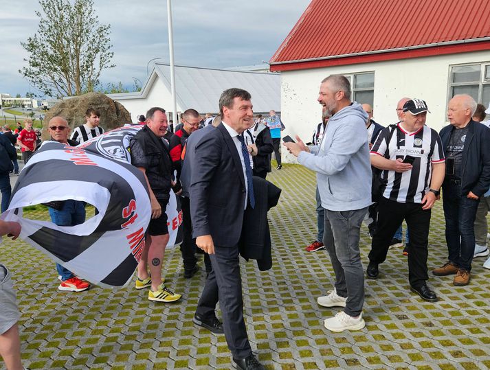 Guðmundur Torfason er vinsæll á meðal St. Mirren manna.