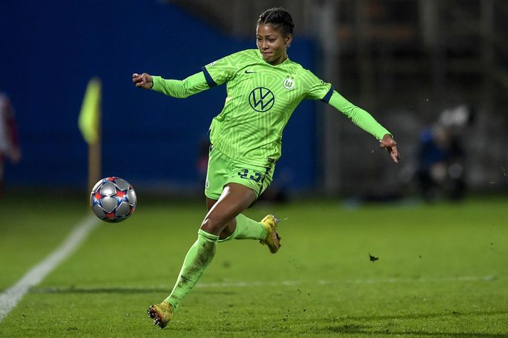 Sveindís Jane Jónsdóttir, leikmaður Þýskalandsmeistara Wolfsburg.