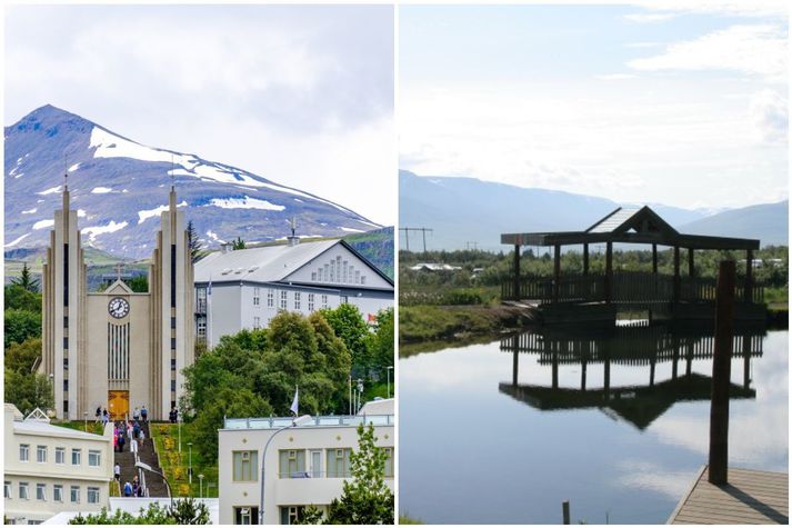 Framkvæmdastjóri tjaldsvæða Skátanna á Akureyri segir að mikil aðsókn hafi verið á tjaldsvæði á Akureyri um helgina. Vísa þurfti fólki frá vegna mannmergðar.