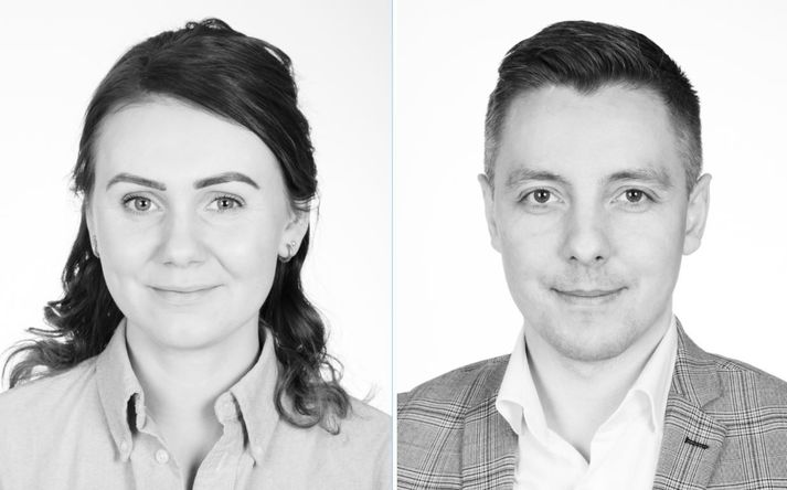 Helga Dís Jakobsdóttir og Pétur Karl Ingólfsson.