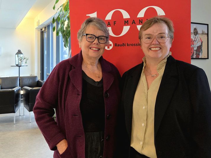 Sigríður Stefánsdóttir og Silja Bára Ómarsdóttir. 