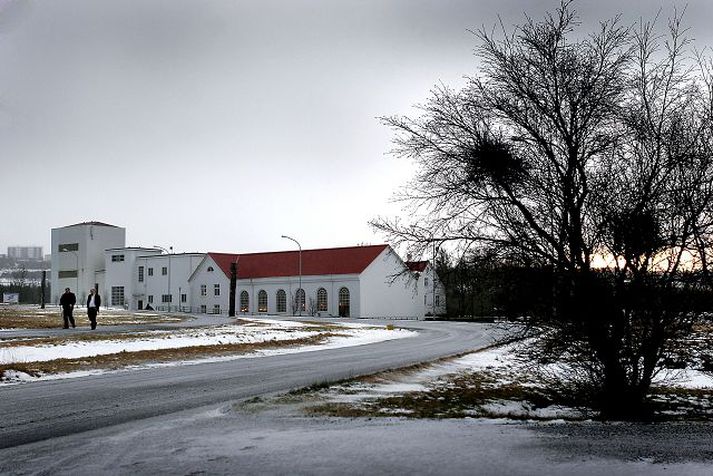 Rafstöðin við Elliðaðaár. Safnkostur Orkuveitunnar er víða.