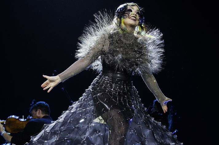 Björk flutti Cornucopiu meðal annars á Coachella tónlistarhátíðinni í vor. 