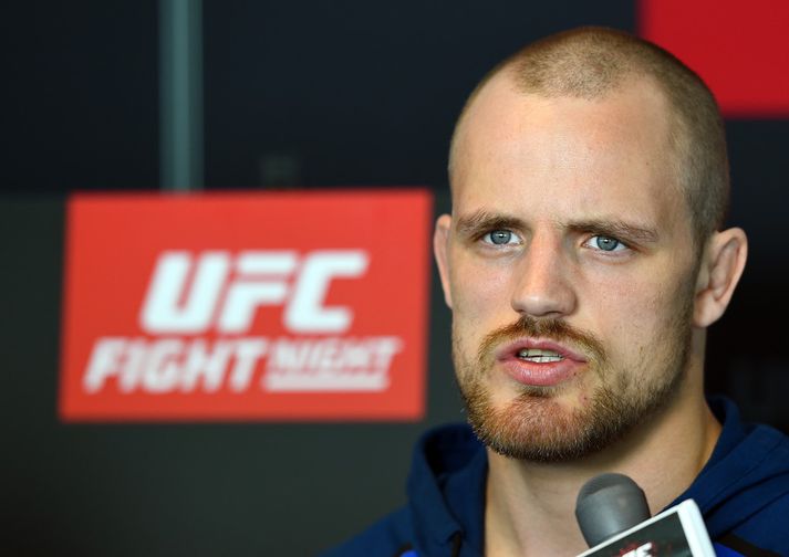 Gunnar Nelson er byrjaður að æfa á ný.